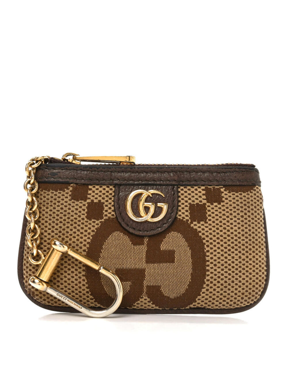 $450 Gucci Monogram JumboGG Textured Dollar Calfskin Ophidia